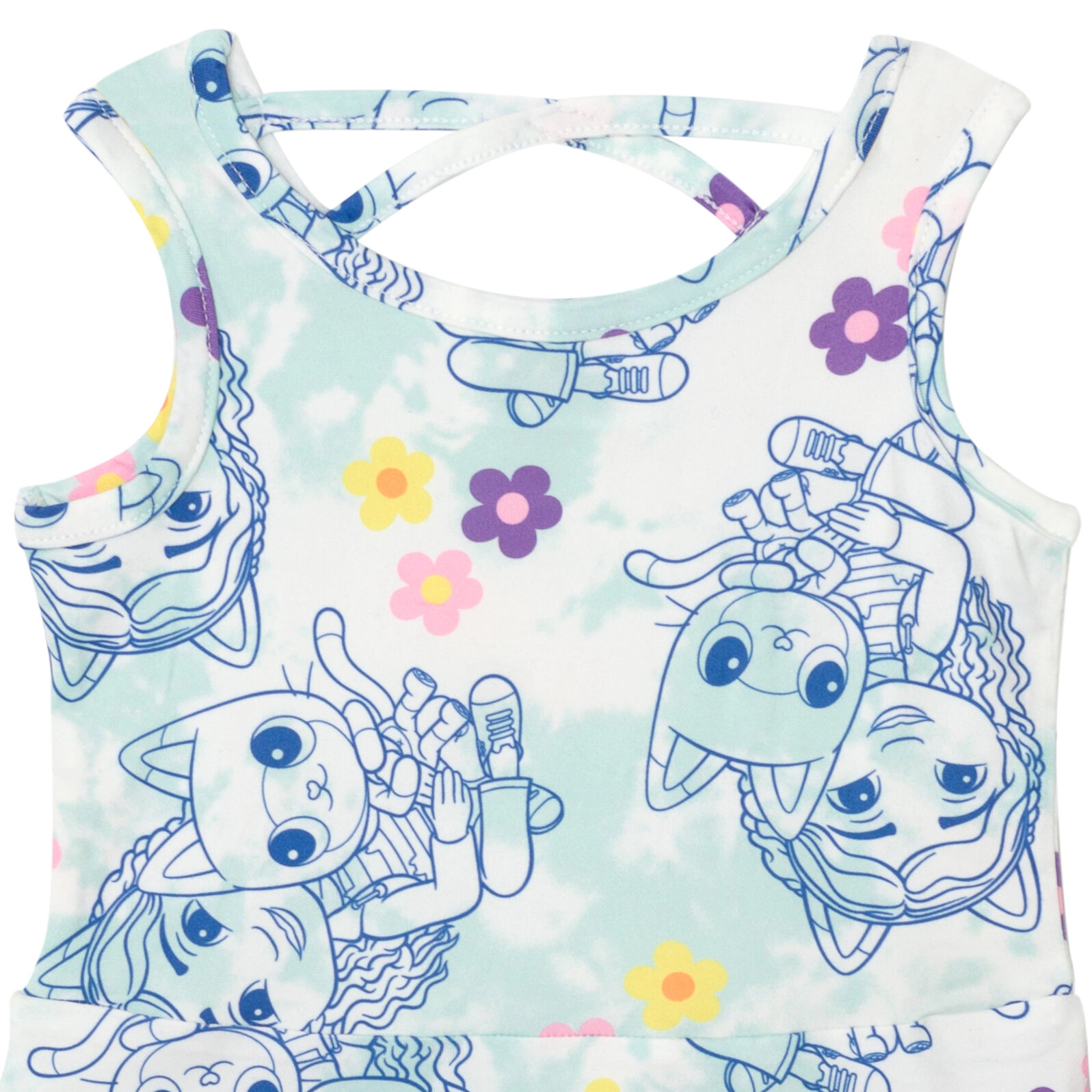 Dreamworks Gabby's Dollhouse Girls' Sleeveless Skater Dresses