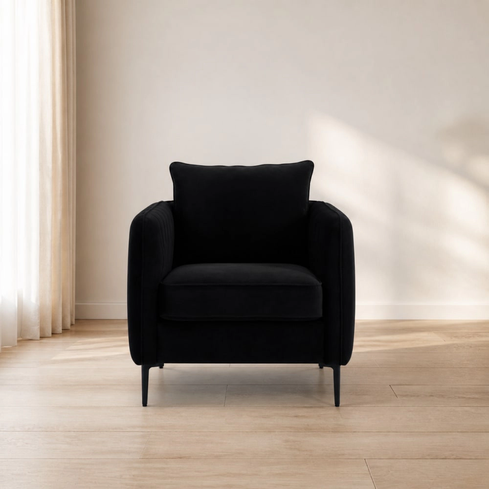 GOODSILO Compact Upholstered Single Seat Accent Sofa