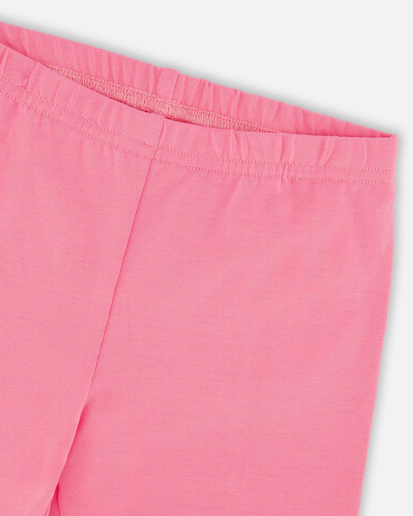 Deux par Deux Girls Organic Cotton Jersey Elastic Waist Cropped Capri Pants