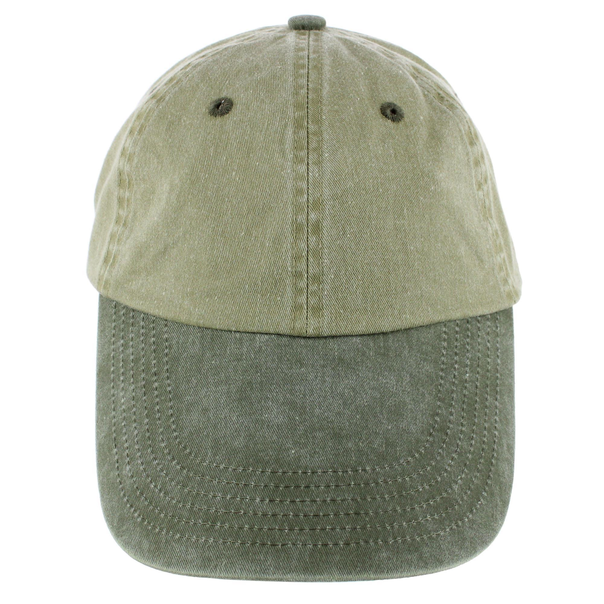 Broner Men's 4 Inch Two Tone Long Billed Baseball Cap