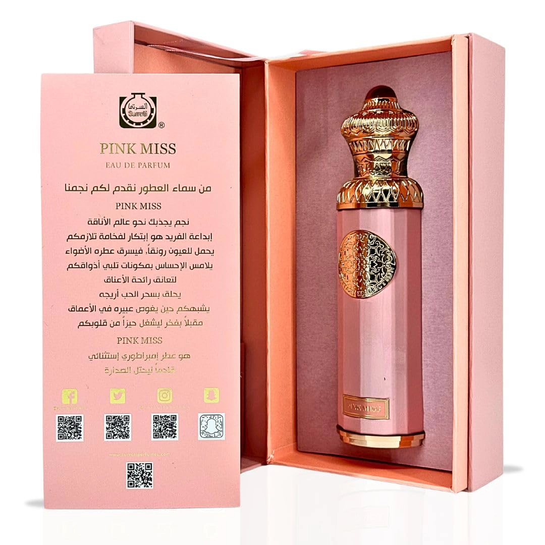 Surrati Pink Miss Eau de Parfum Spray - 4.7 Fl Oz (140 ml)