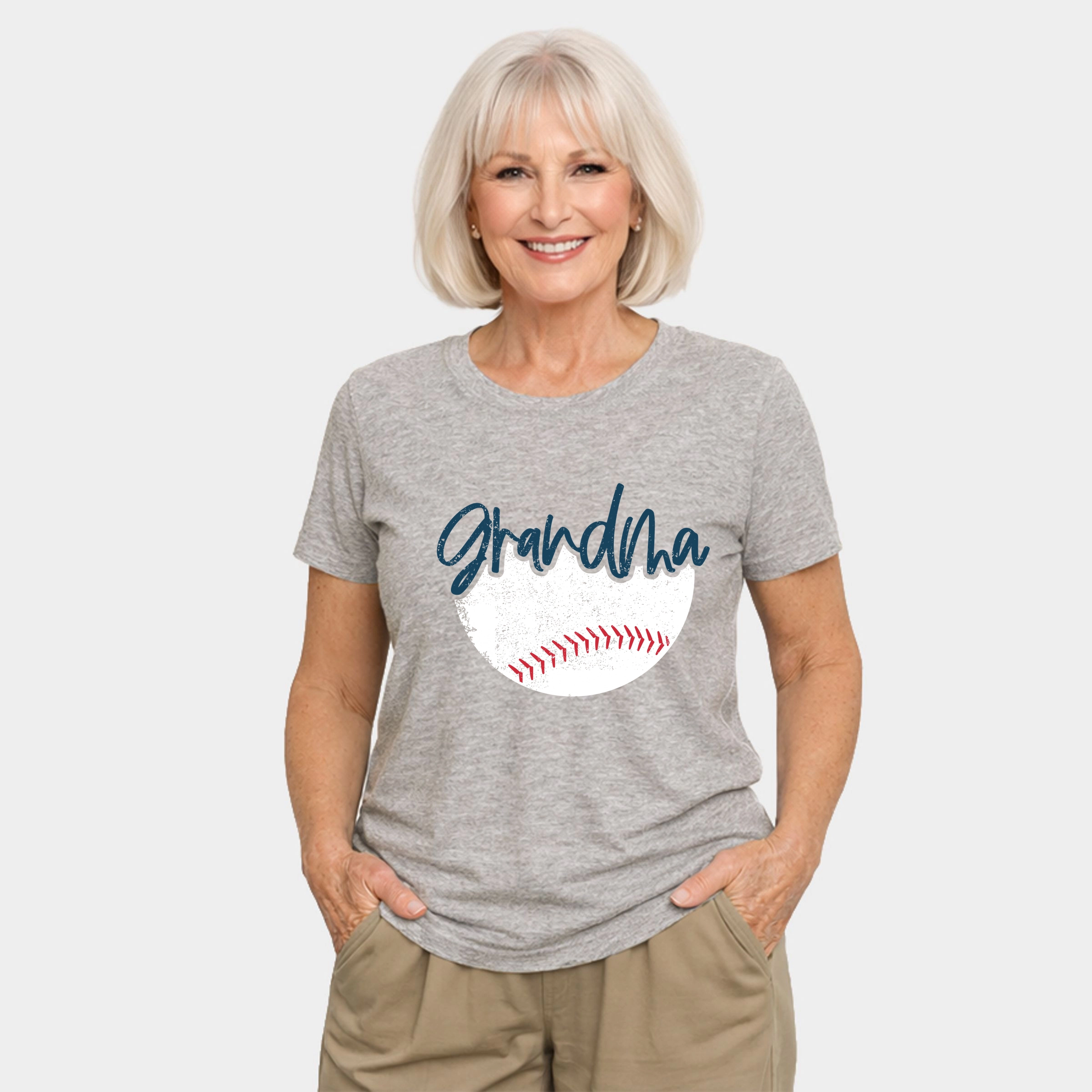 Simply Sage Market - Grandma Baseball Women's Short Sleeve Graphic T-Shirt