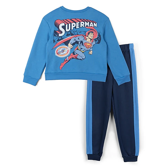 DC Comics Justice League Superman Boys' 2-Piece Fleece Sweatshirt and Pants Set