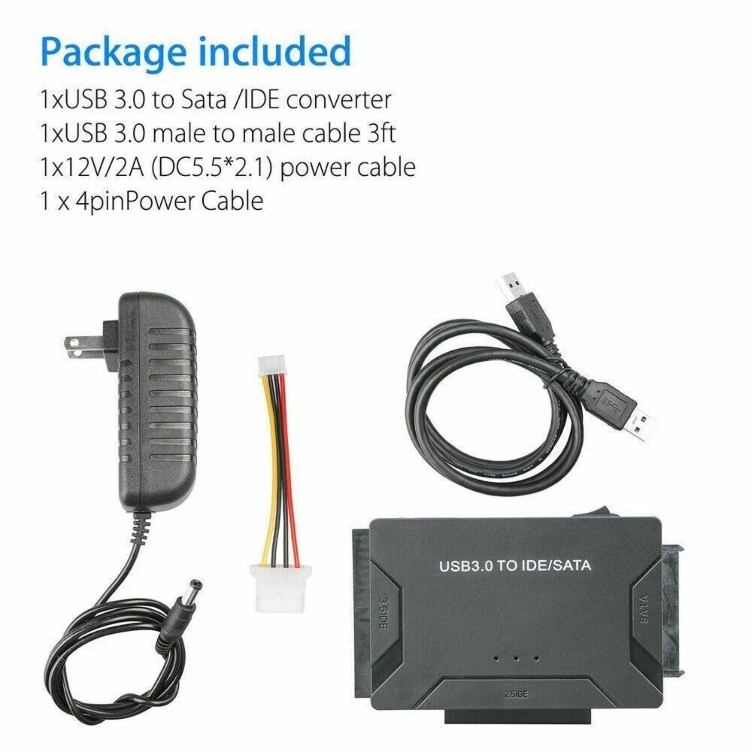Home Collection USB 3.0 to IDE SATA External Hard Drive Adapter Converter Kit