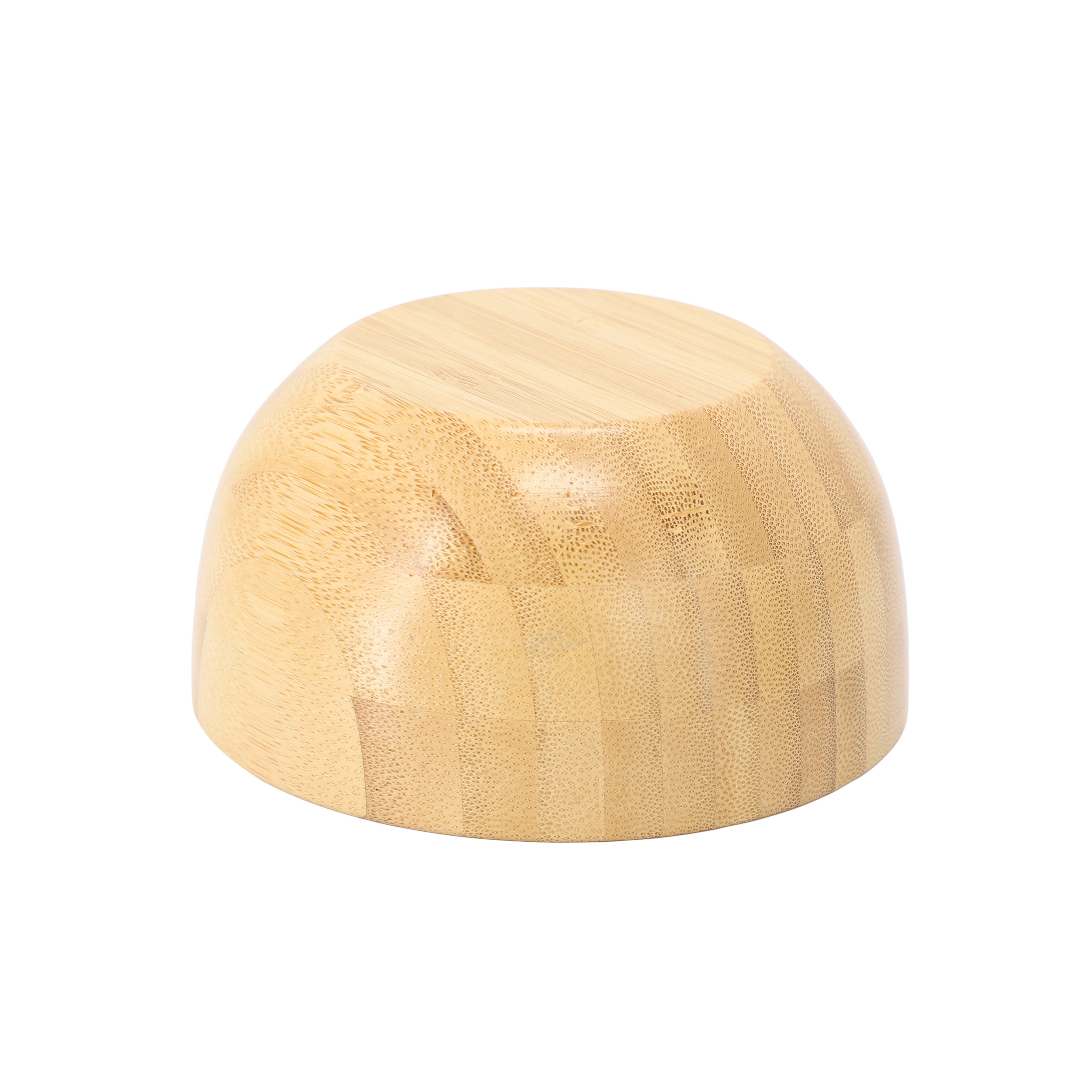 MegaChef 4 Piece 4.75 Inch Bamboo Wood Salad Bowl Set