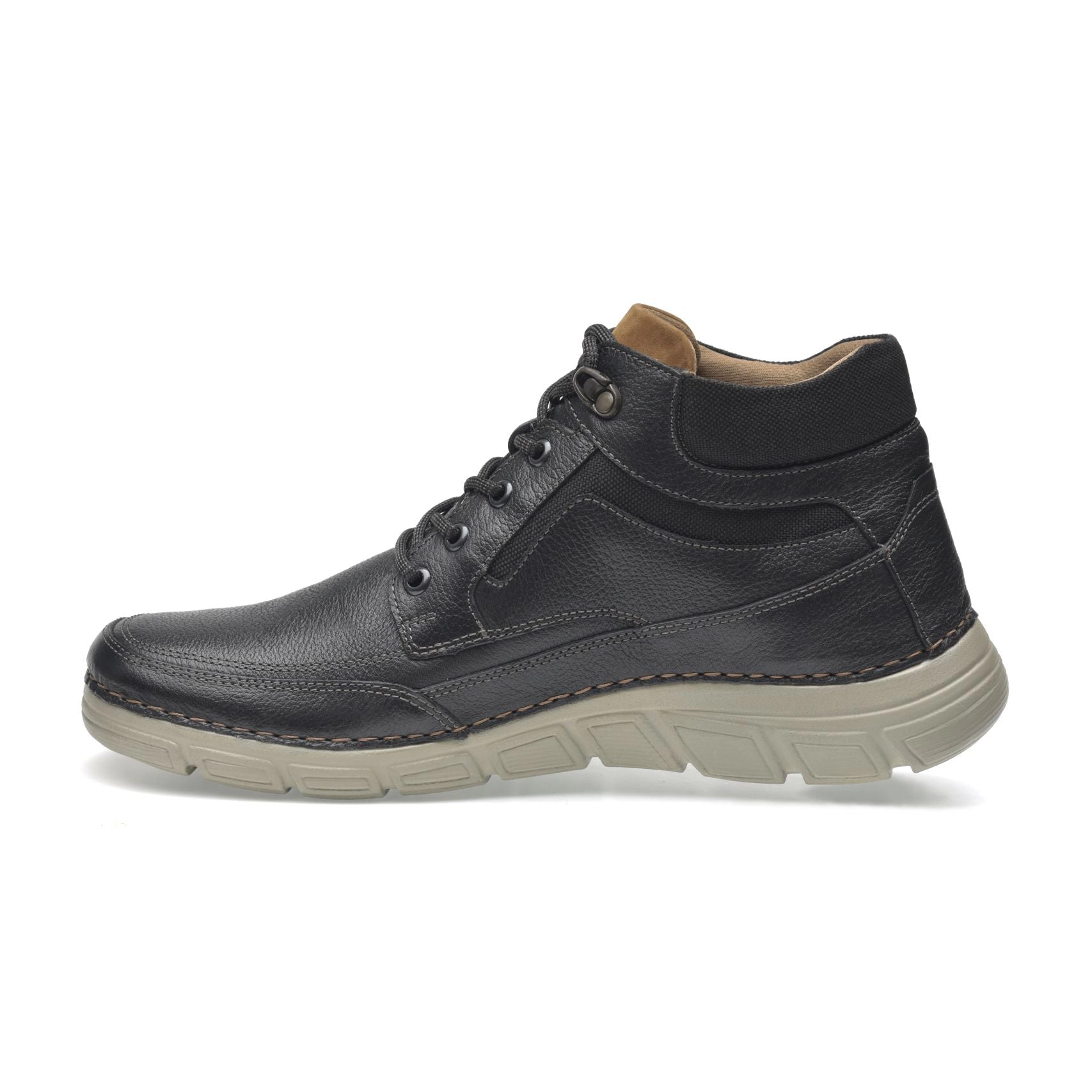 Pazstor Men's Leather Casual Boots - Rock