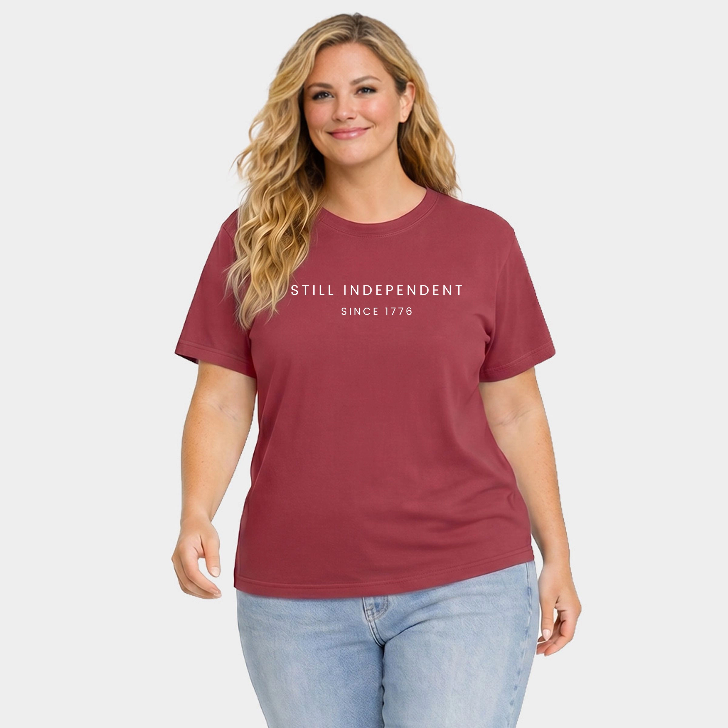 Simply Sage Market - Women's Plus Garment Dyed Tee Still Independent Since 1776