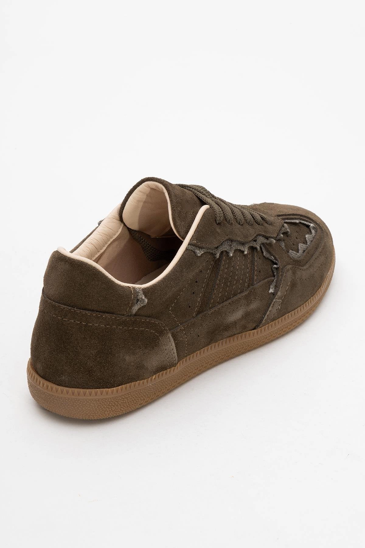 Forever & Always Womens Shiva Suede Leather Sneakers