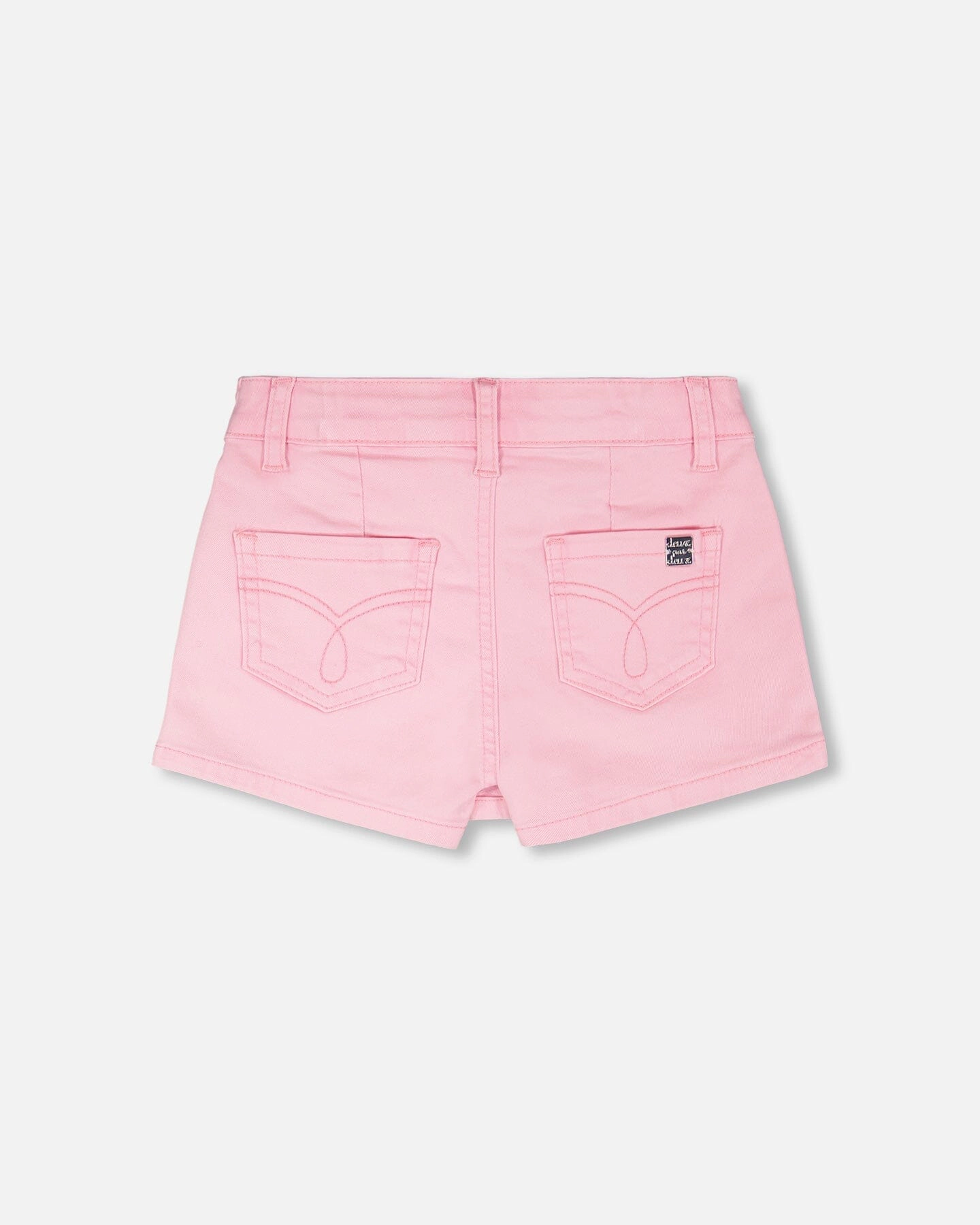 Deux par Girls Stretch Twill Front Pocket Skort