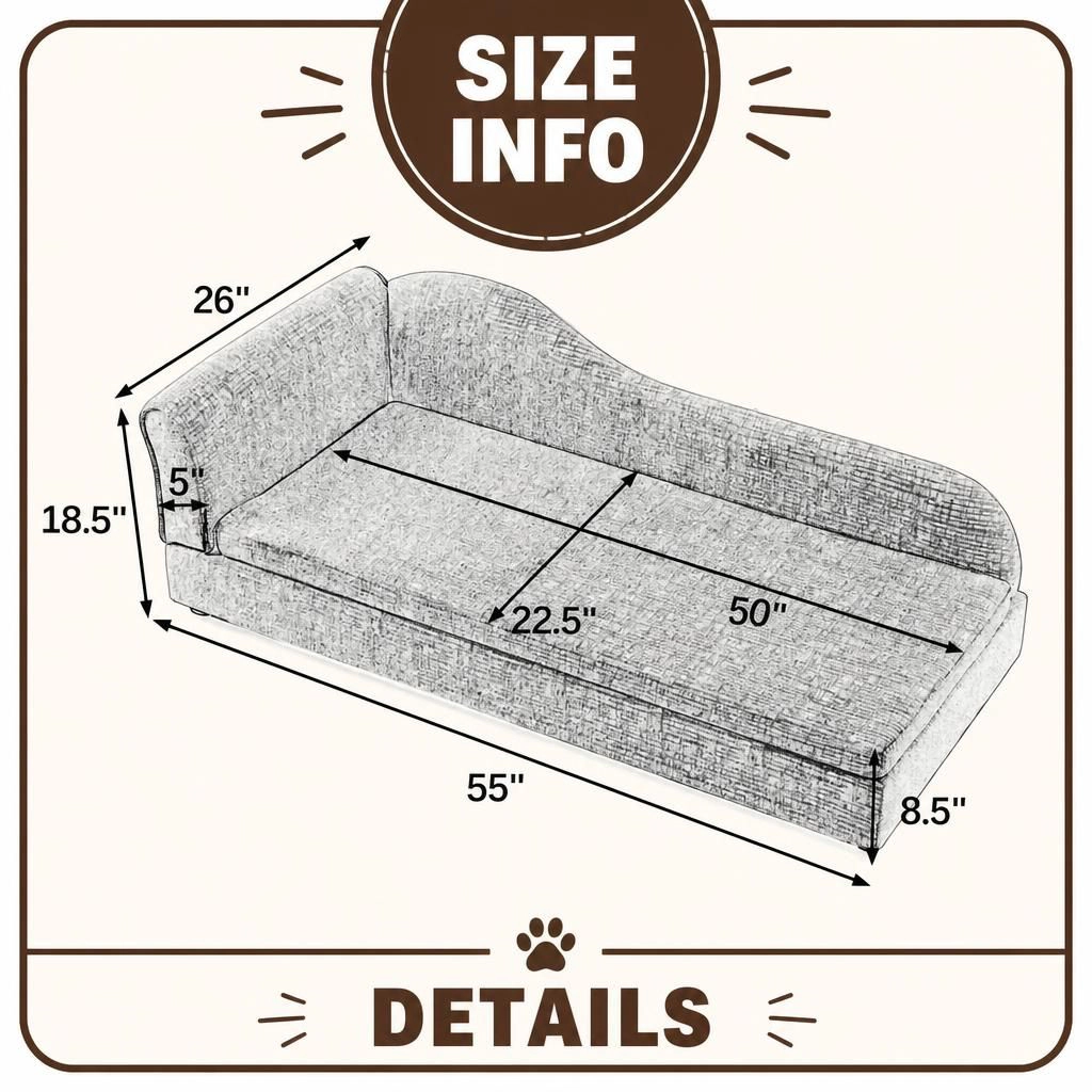 Ifmall High Density Orthopedic Foam Comfortable Sleeping Bed