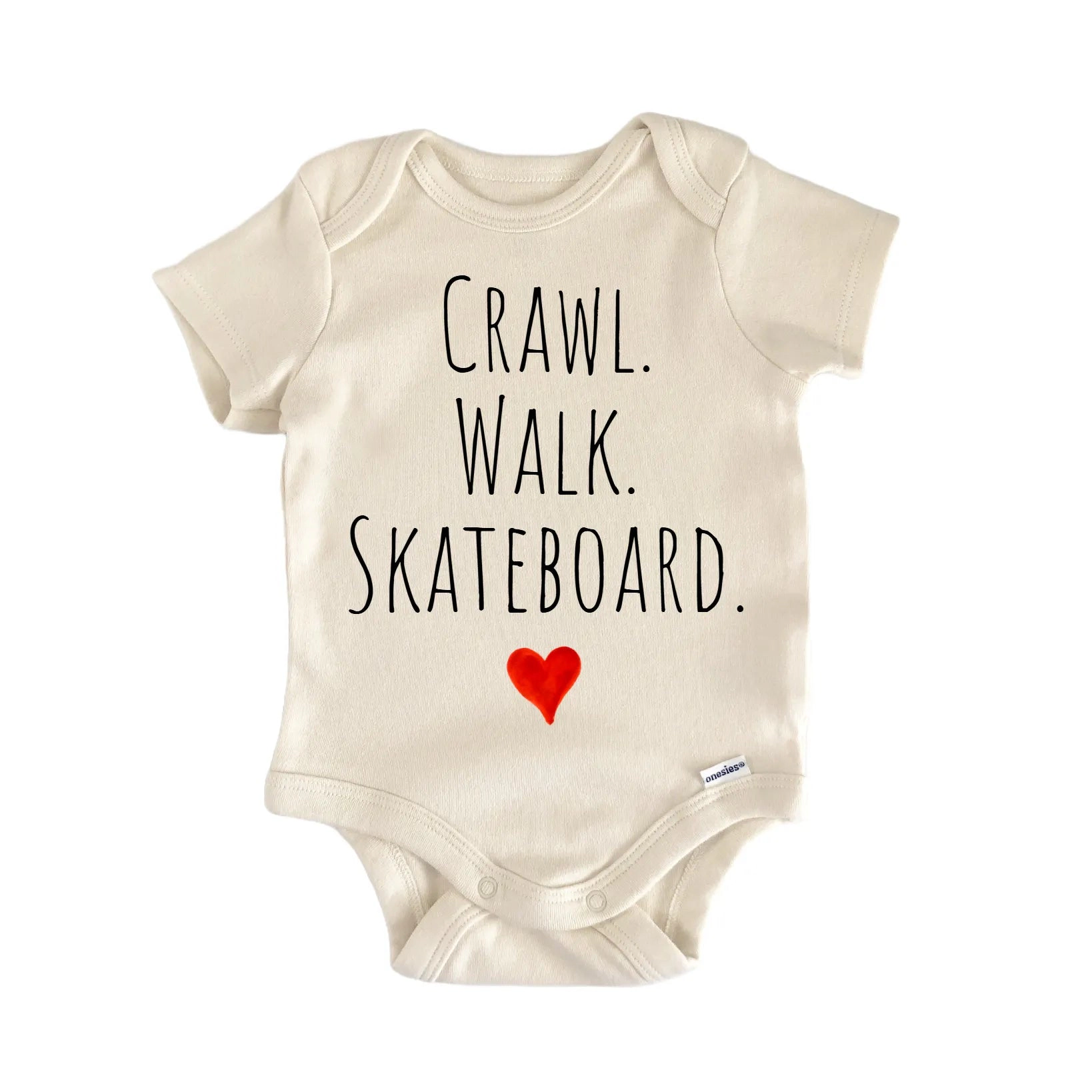 NOFO VIBES Unisex Crawl Walk Skateboard Newborn Baby Bodysuit