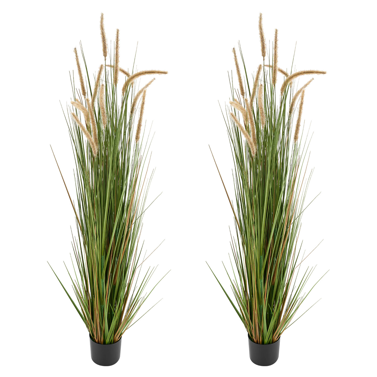 HONGGE Artificial Grass Plant, Faux Fake Greenery Shrubs Plant