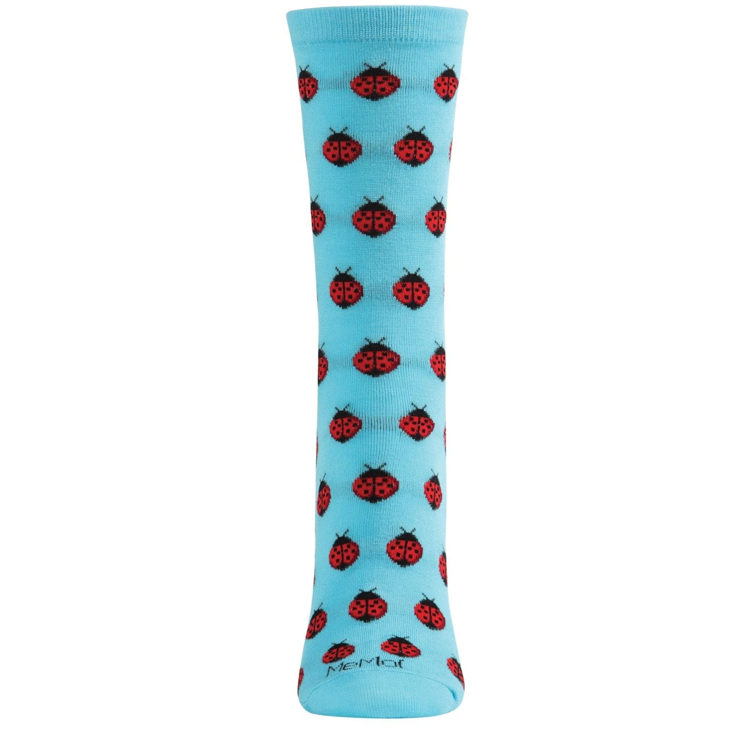 MeMoi Ladybug Bamboo Blend Crew Socks