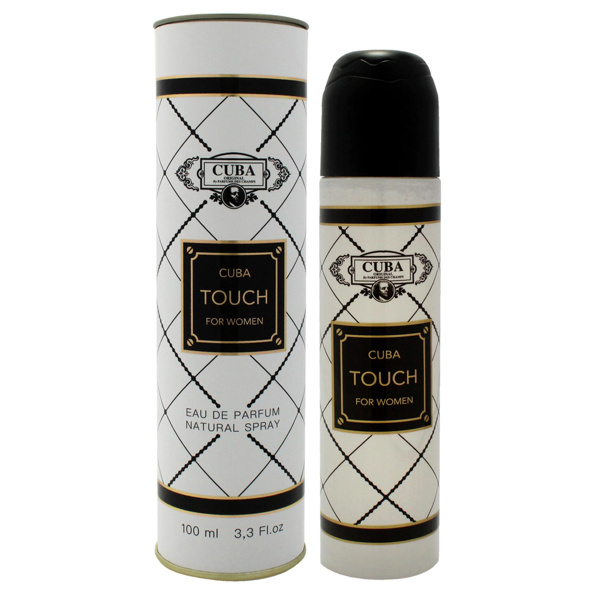 Cuba Touch Eau de Parfum for Women - Floral Woody Musk 3.3 oz Spray