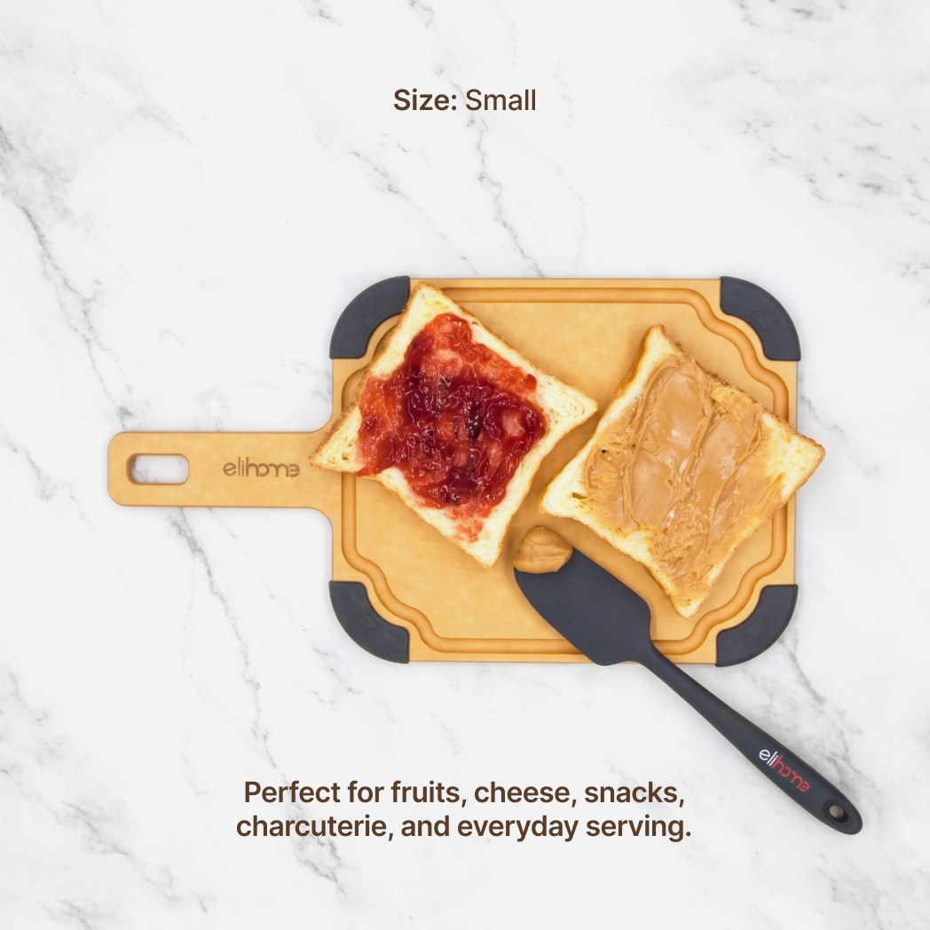 Elihome Paddle Series Reversible Cutting and Serving Board