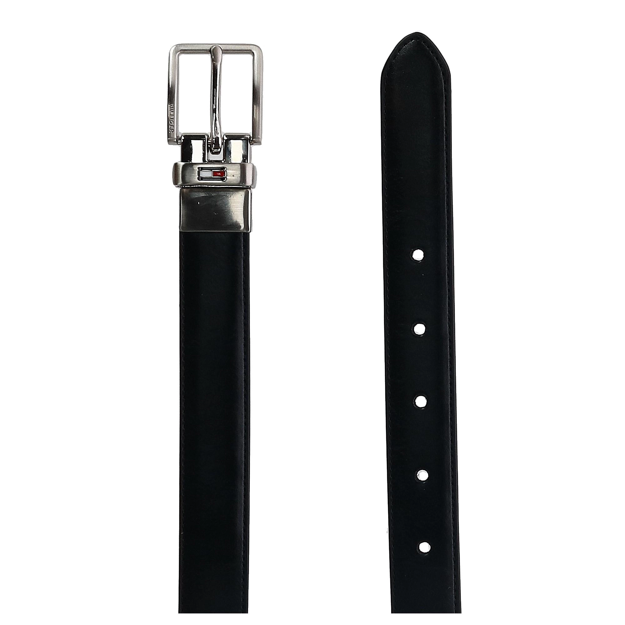 Tommy Hilfiger Boy's Stitched Feather Edge Reversible Dress Belt