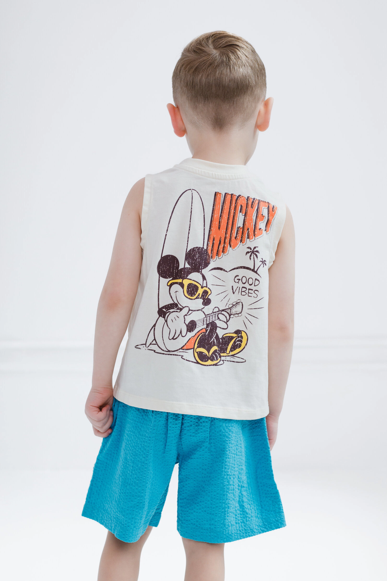 Disney Boys' 2-Piece Sleeveless Tank Top and Shorts Set