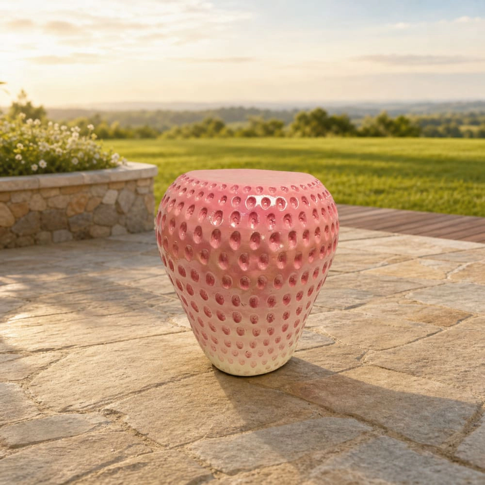 WOW PIONEER Compact Resin Patio Stool