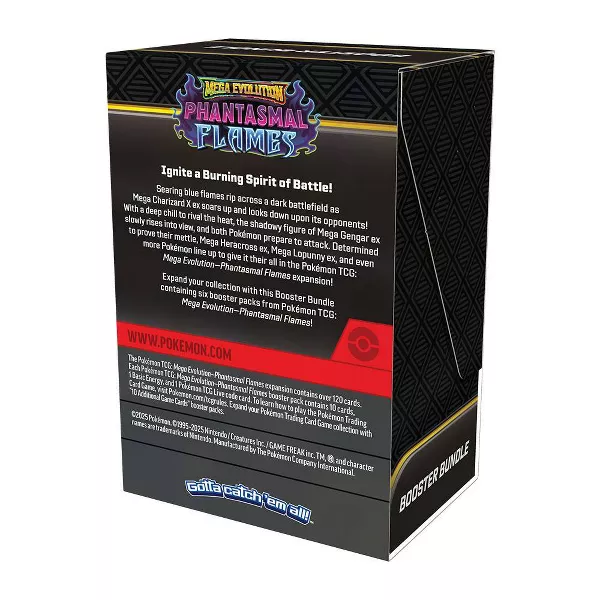 Pokémon TCG Mega Evolution—Phantasmal Flames Booster Bundle - 6 Booster Packs