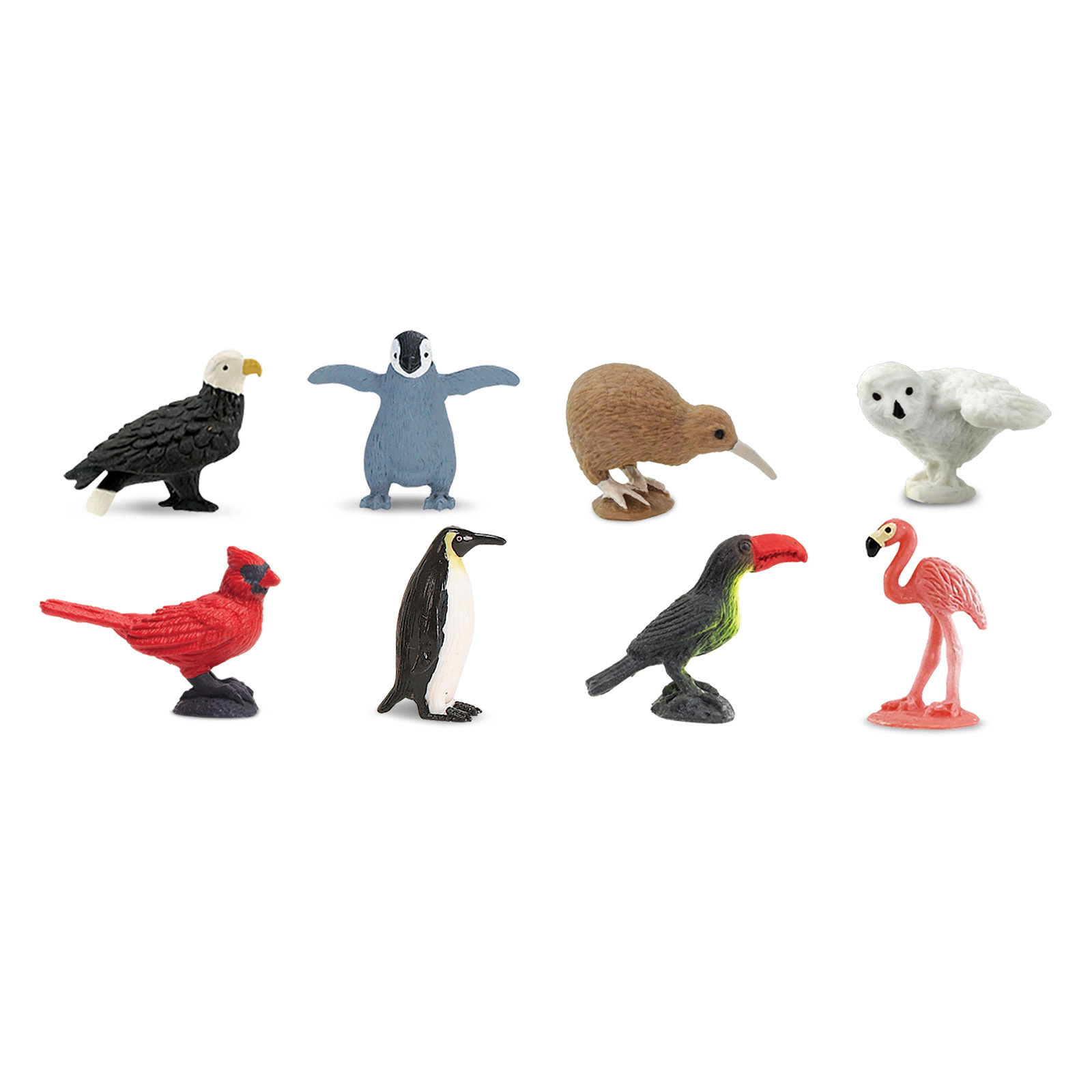 Safari Ltd. - Birds Fun Pack - 8 Mini Toy Figurines for Kids