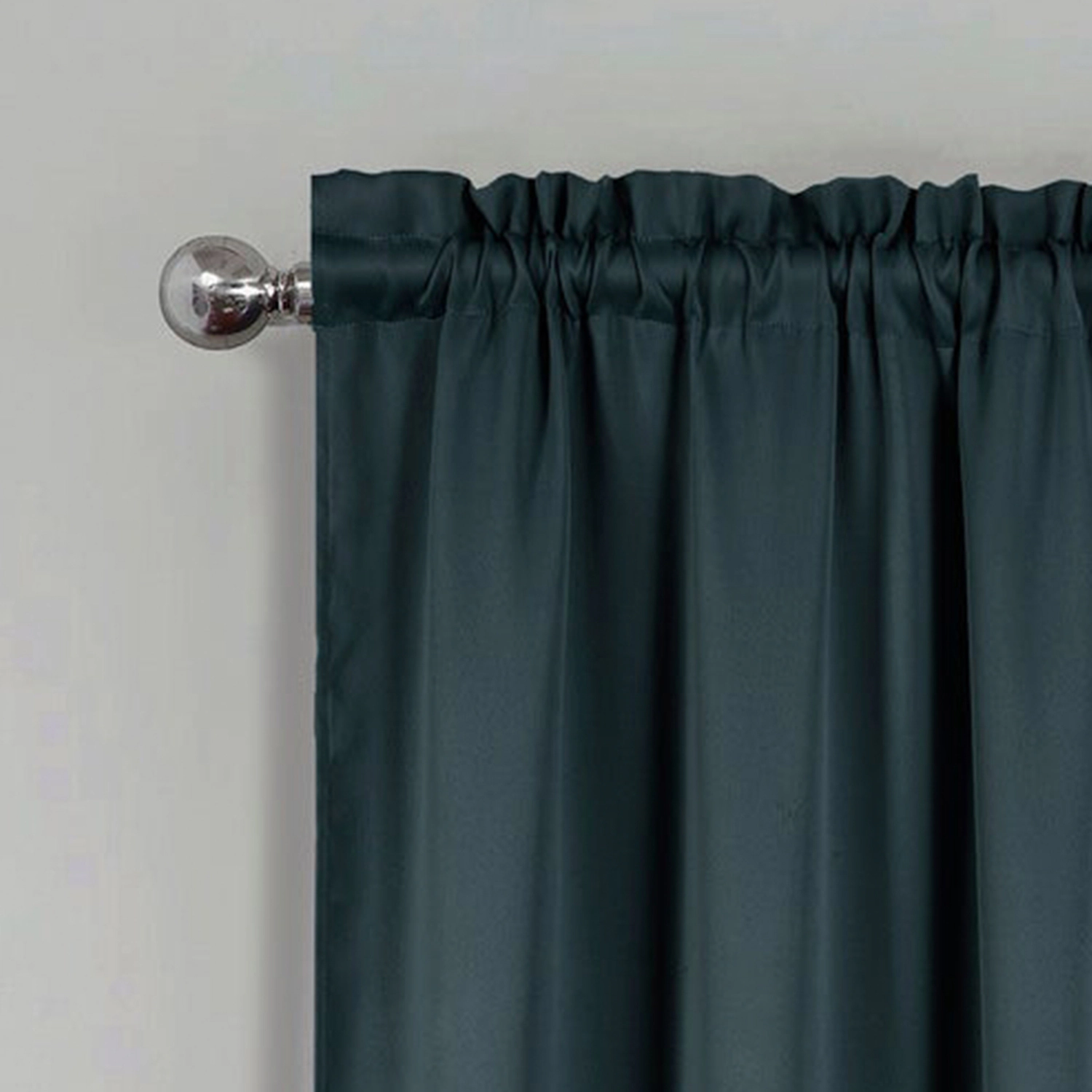 RT Designers Collection 100% Polyester Twilight Blackout Rod Pocket Curtain Panel 54" x 84" Navy