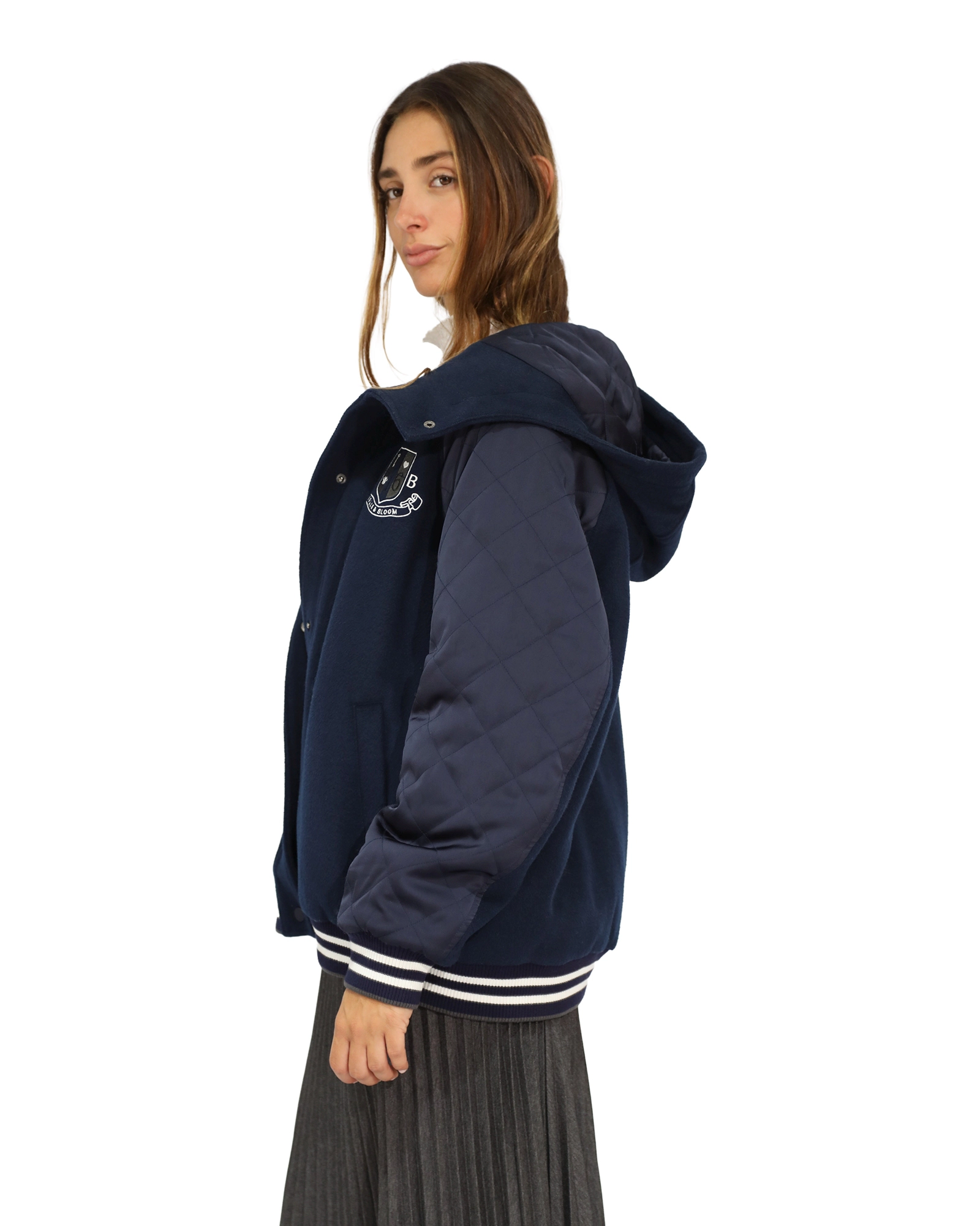 Belle & Bloom Remix Bomber Varisty Jacket