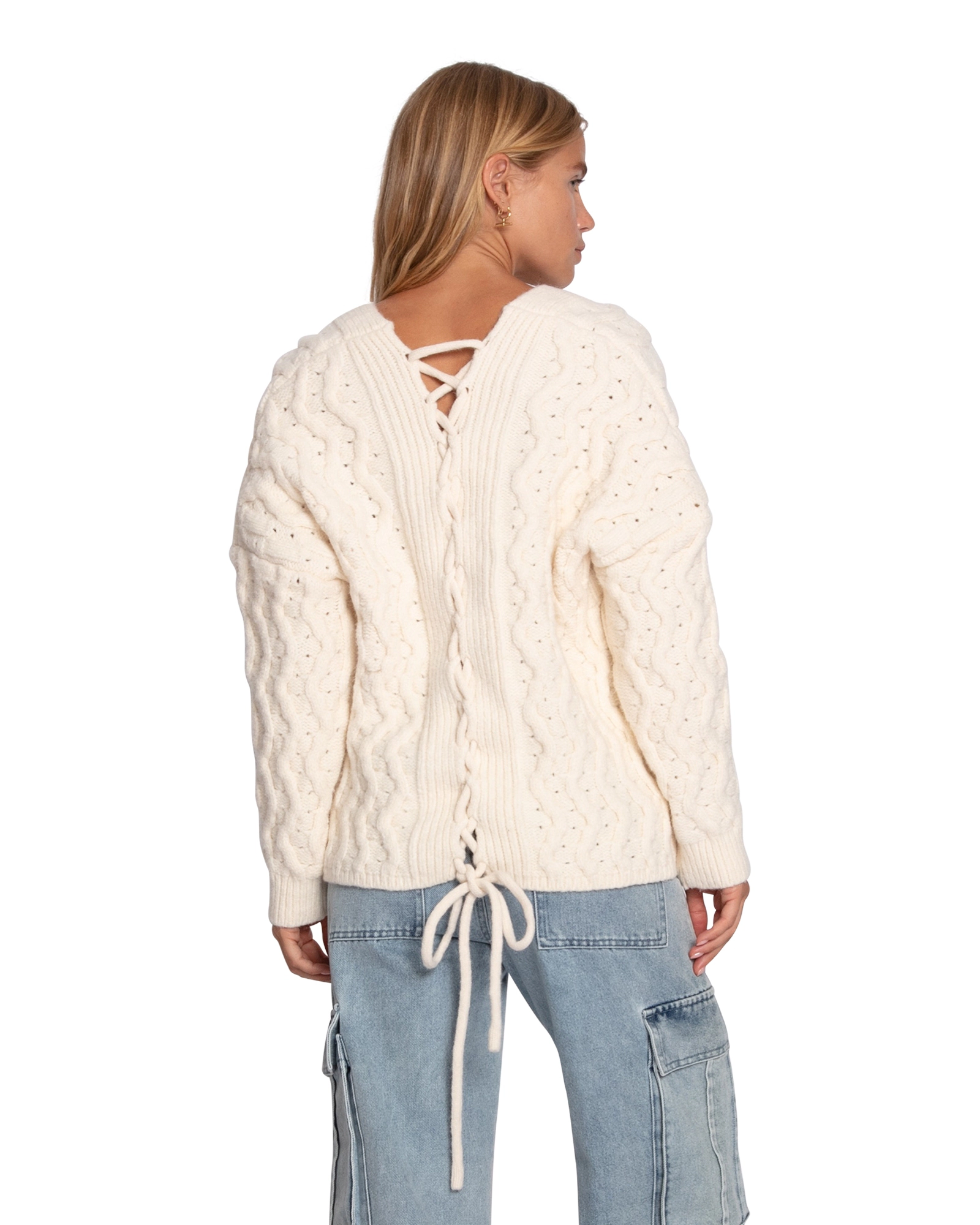 Belle & Bloom Womens Sugar Plum Chunky Cardigan