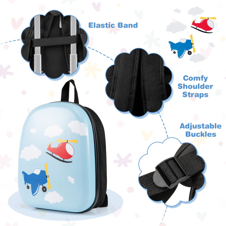 Hivvago 2 PCS Kid Luggage Set With Spinner Wheels for Children Boys Girls