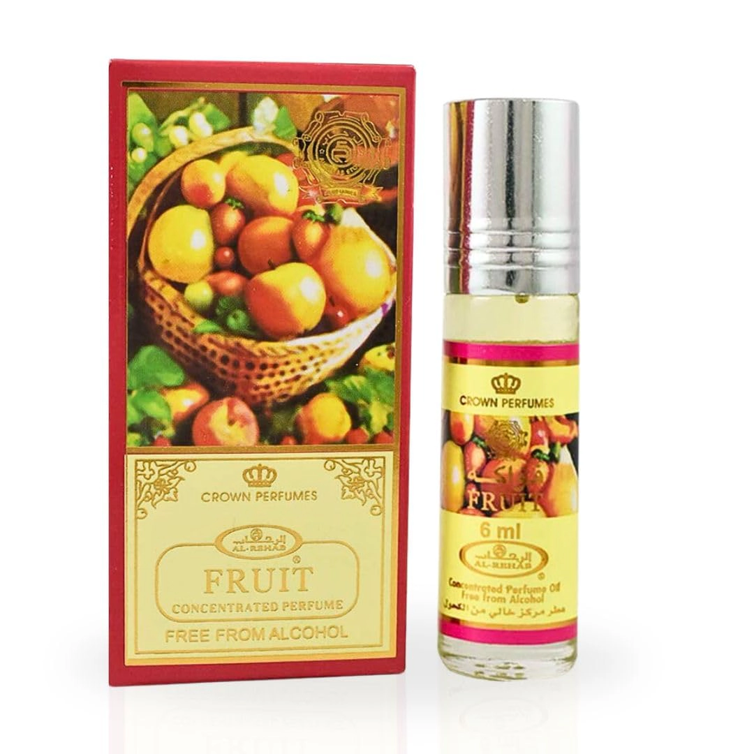 Al Rehab Fruit Roll-On Perfume Oil 6 ml - Alcohol-Free Tropical Fruity Scent