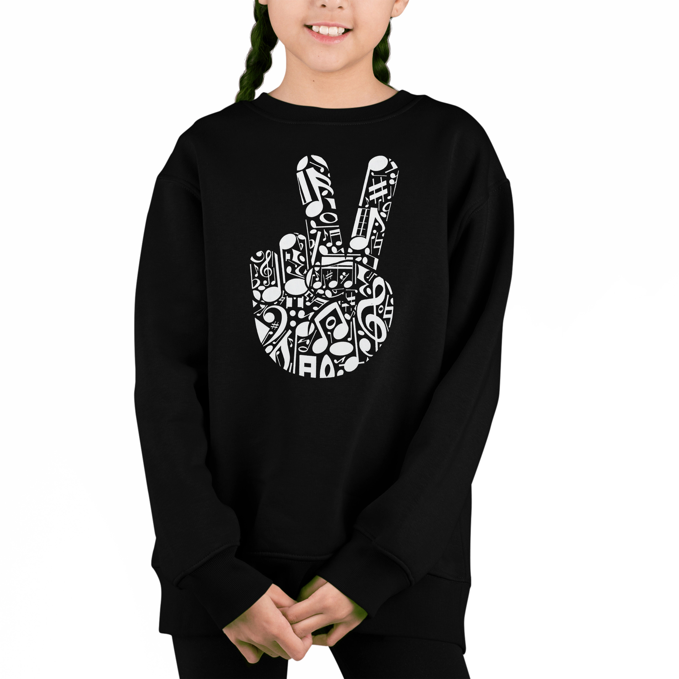 LA Pop Art Girl's Word Sweatshirt