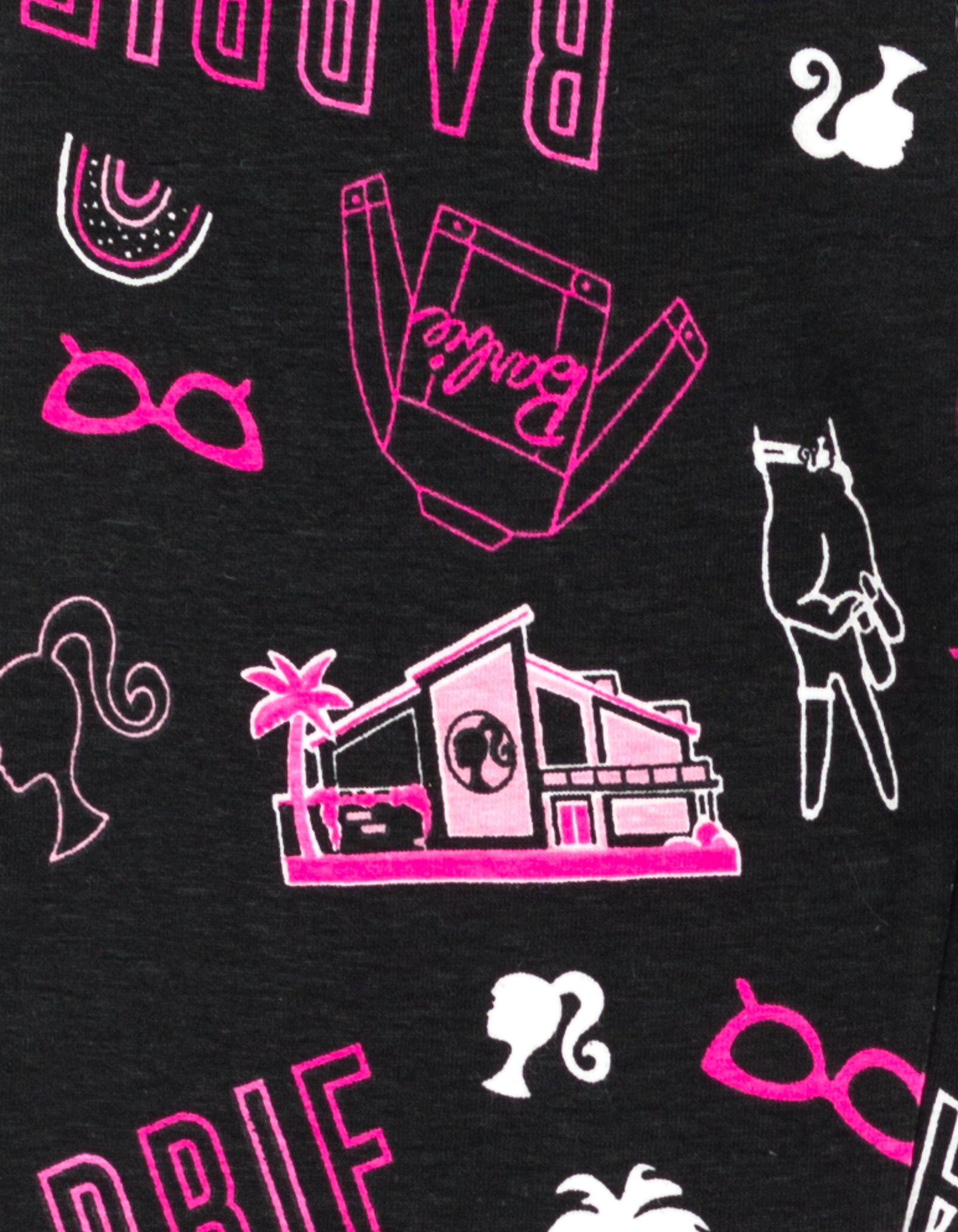 Barbie Girls' 2-Piece Long Sleeve Tee and Flare Pants Set