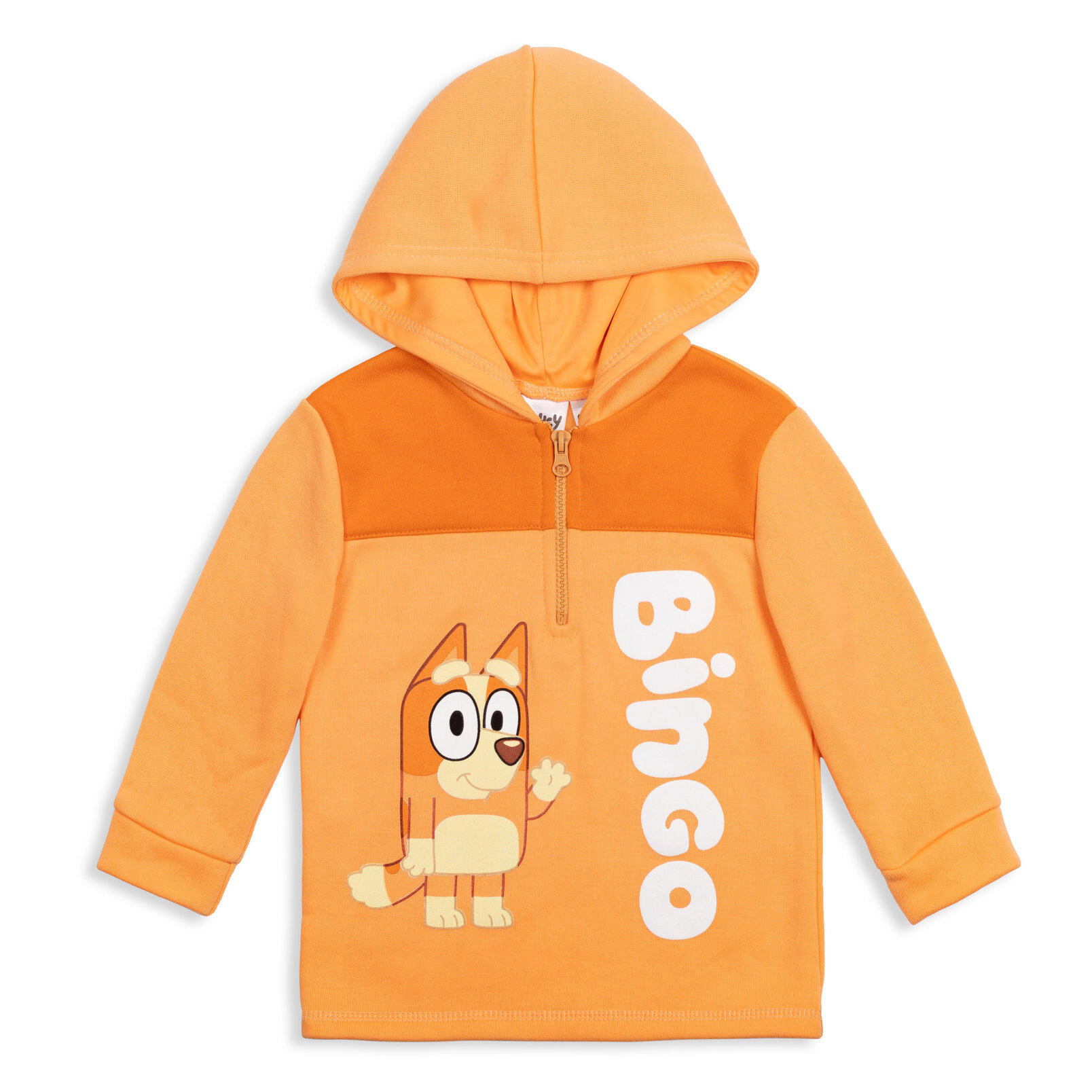 Bluey Boys' Fleece Quarter-Zip Hoodie