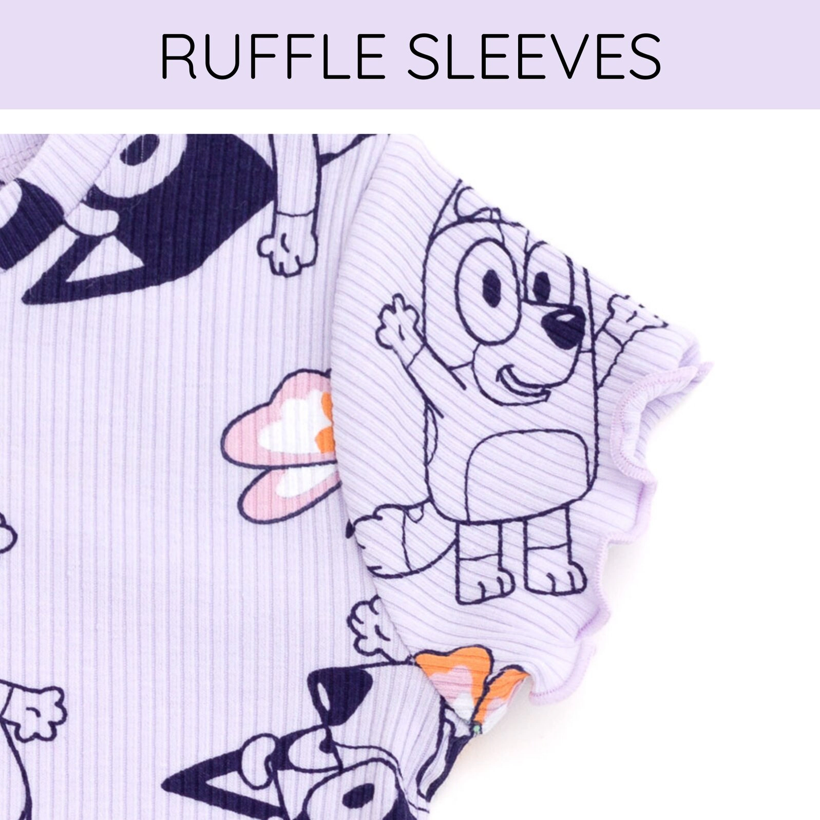 Bluey Girls' 2-Piece T-Shirt and Bike Shorts Set