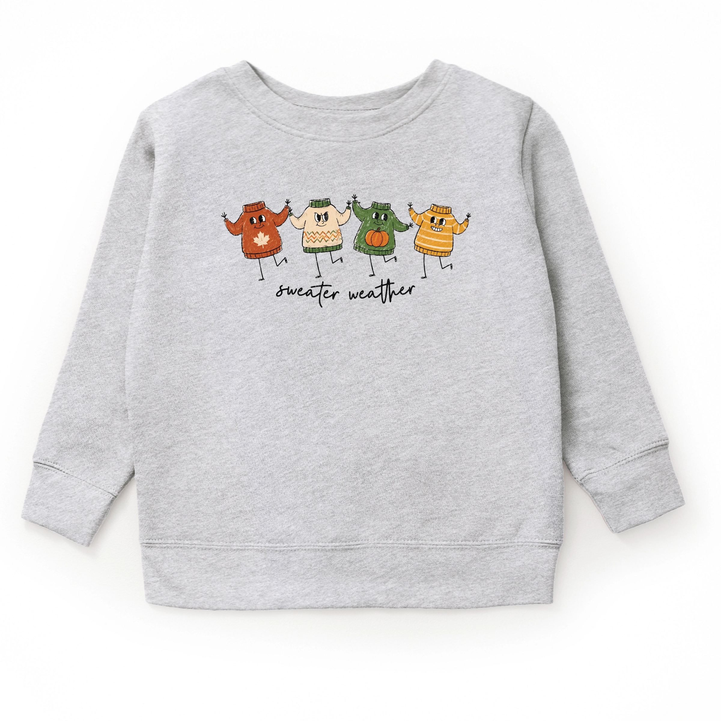 The Juniper Shop - Youth Graphic Sweatshirt Sweater Weather Stick Figures