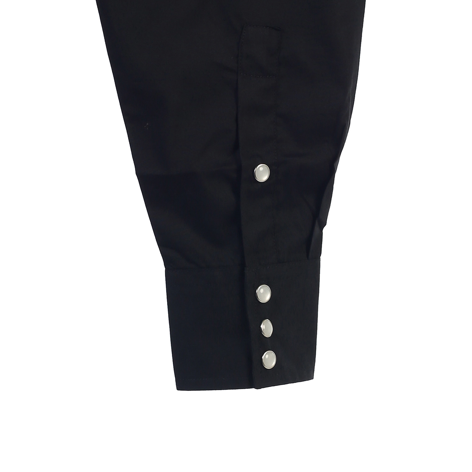 Gioberti Boy's Casual Western Solid Long Sleeve Shirt With Pearl Snaps