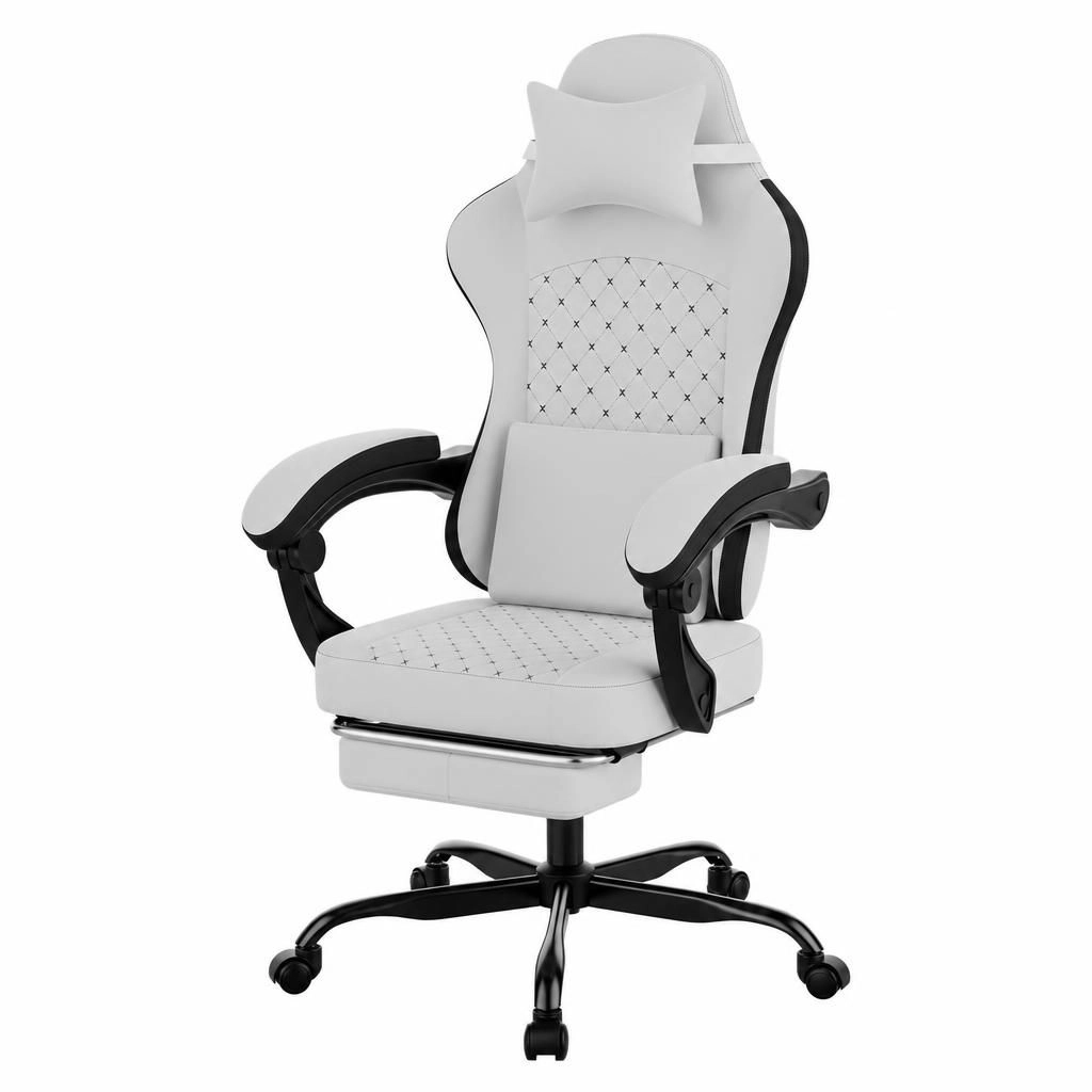 GOODSILO Ergonomic Upholstered Adjustable Office Chair