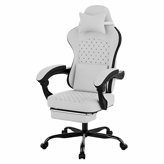 GOODSILO Ergonomic Upholstered Adjustable Office Chair