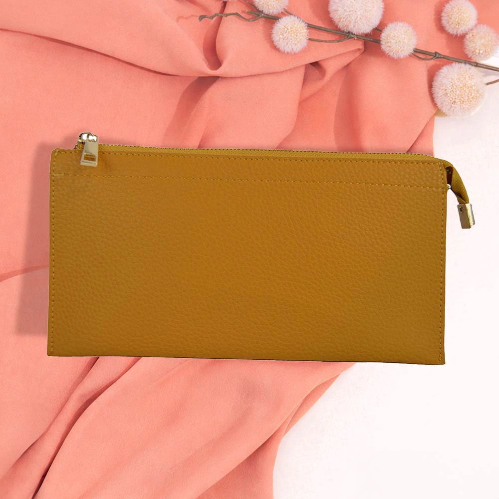 Fashnzfab Faux Leather Slim Wallet Crossbody Bag