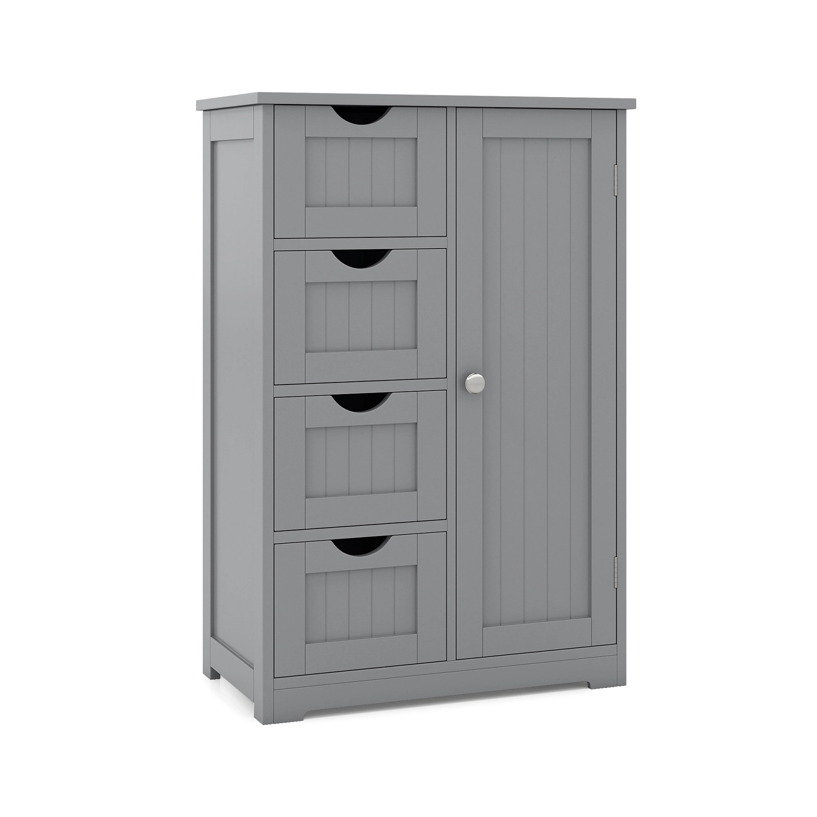 SlickBlue Freestanding Bathroom Floor Cabinet with 4 Drawers and Storage
