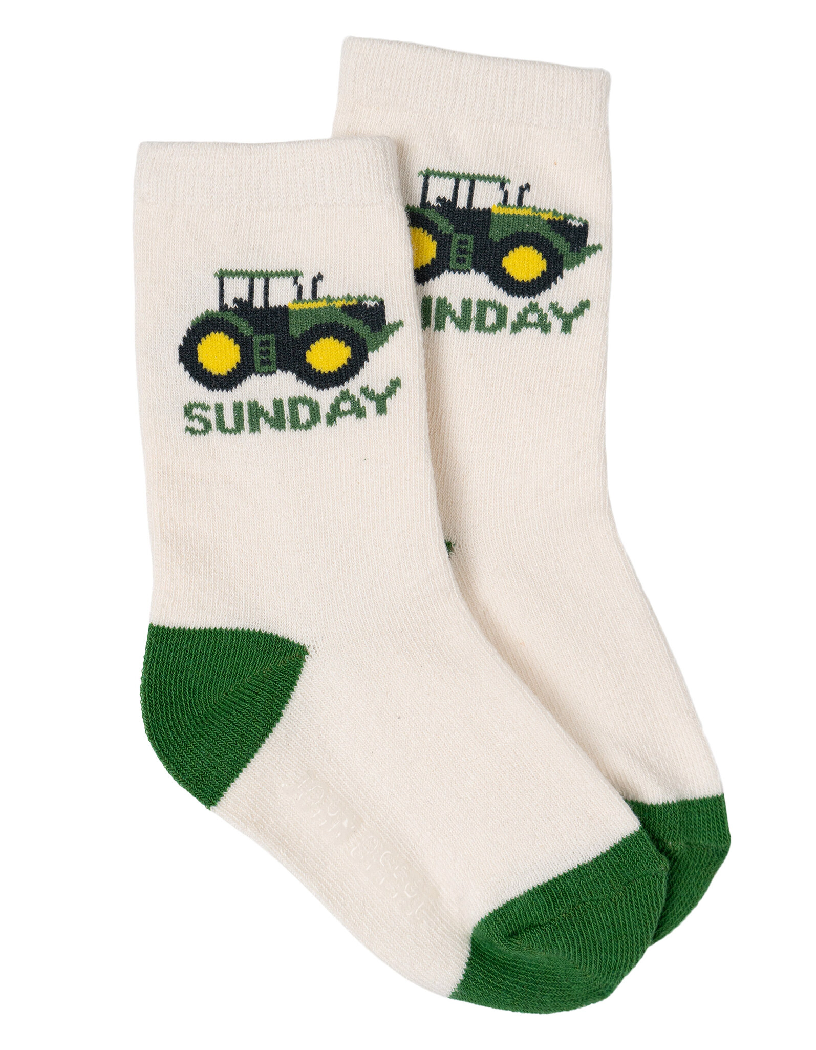 John Deere Boys' Non-Slip Grip 7-Pack Crew Socks