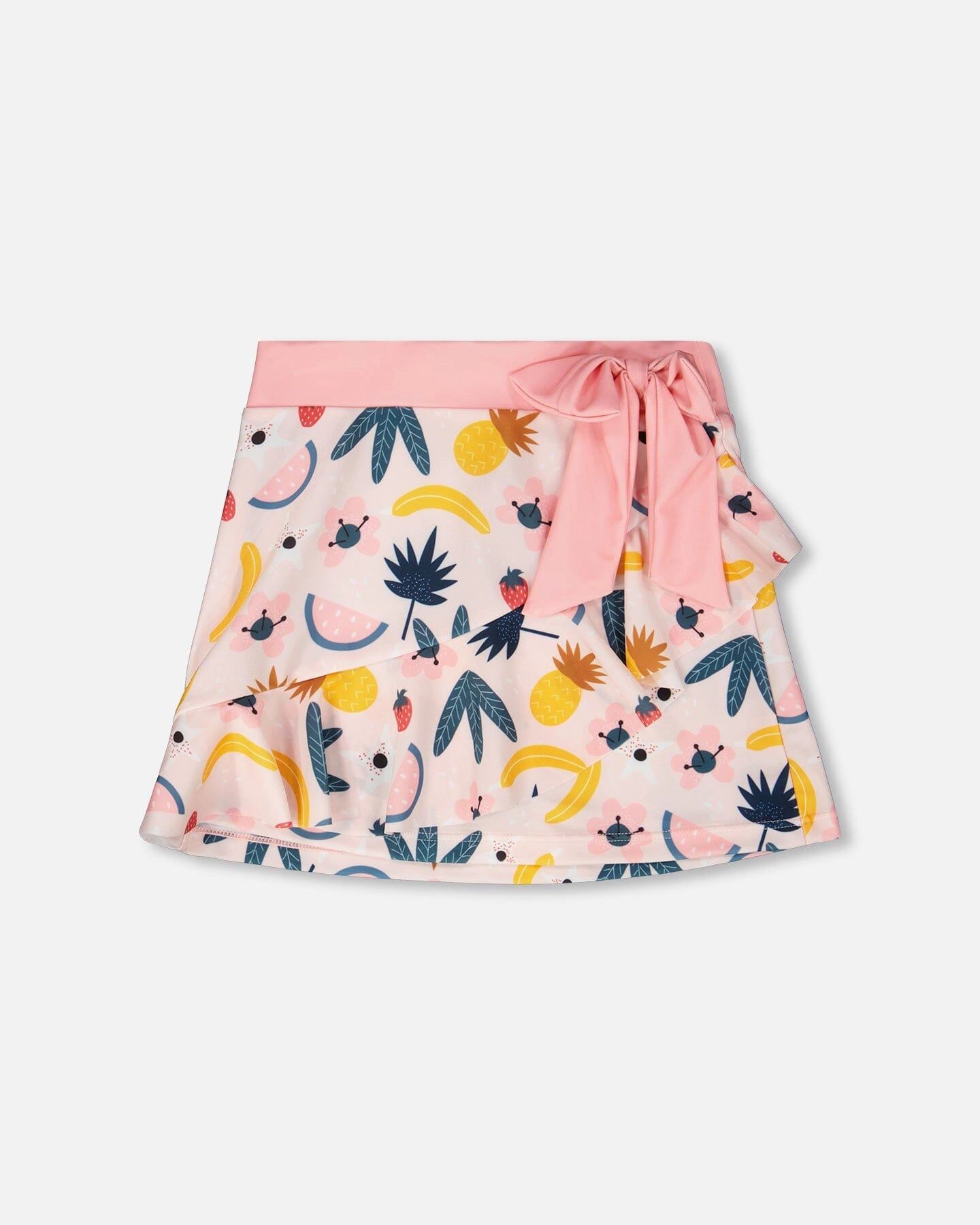 Deux par Girls Beach Skirt Cover-Up Printed Fruits