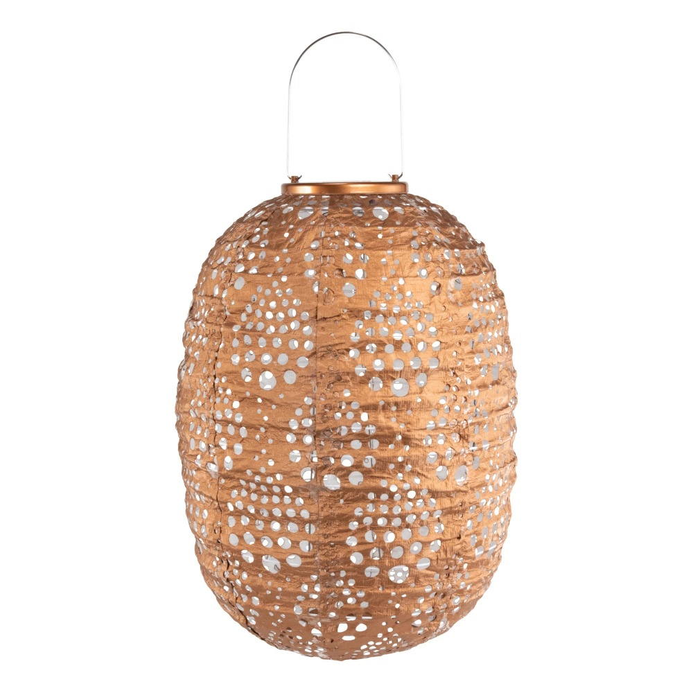 Allsop Home & Garden Stella Luxe Barrel Dewdrop LED Lantern Battery Powered