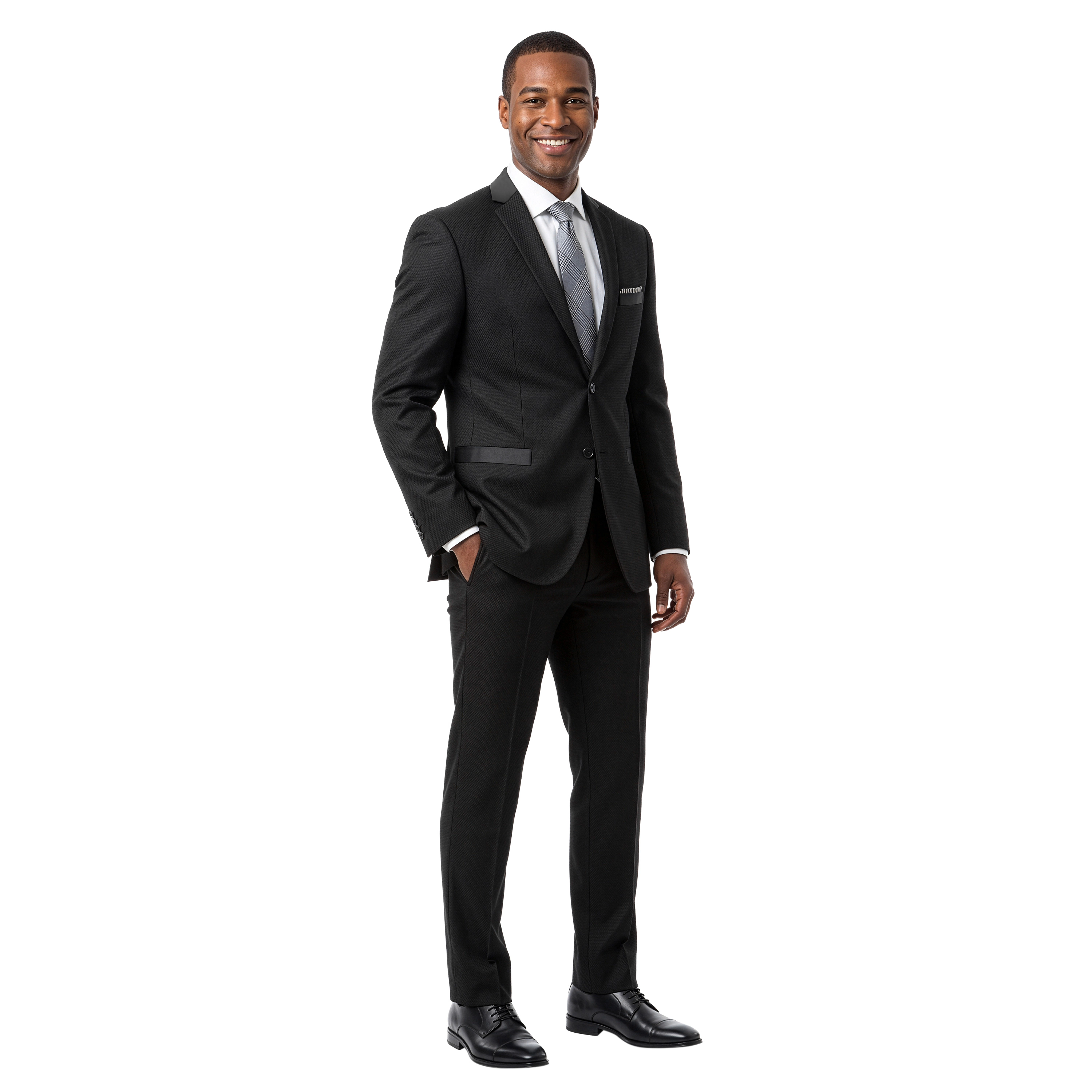 Tazzio Mens Slim Fit 2Pc. Suit Set, Nailhead Pin Dot Fabric