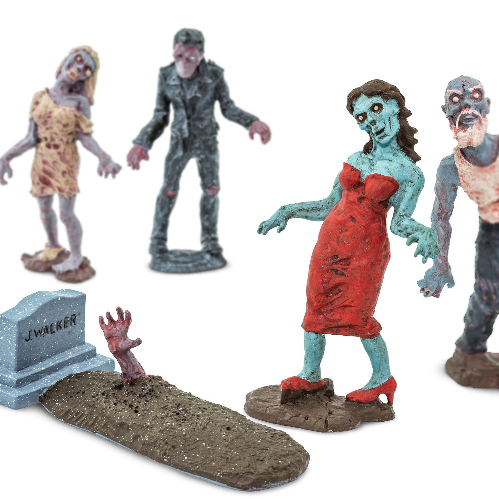 Safari Ltd. - Zombies Super TOOB - contains 12 Mini Figurines