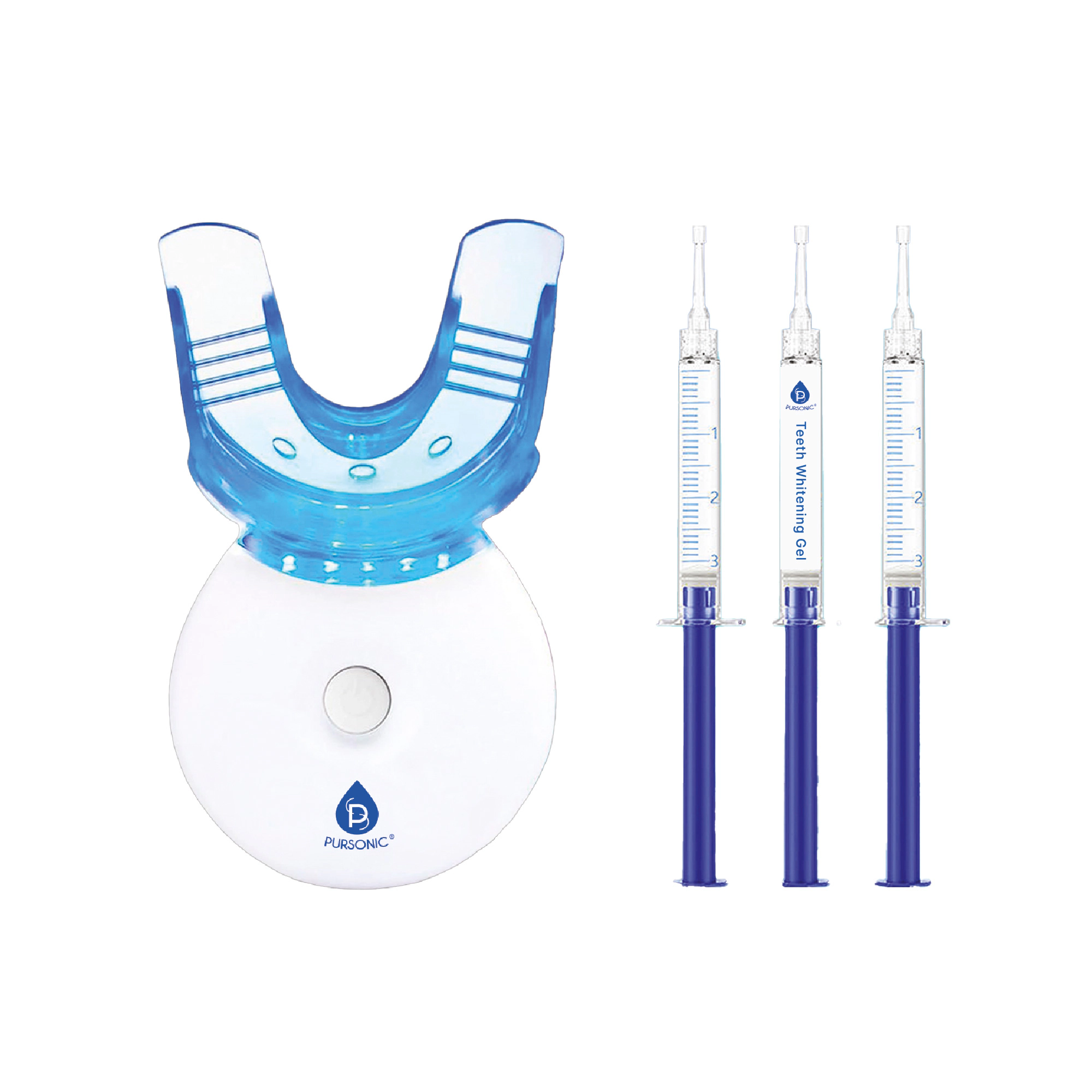 Pursonic Unisex LED Teeth Whitening PureWhite Treatment Kit