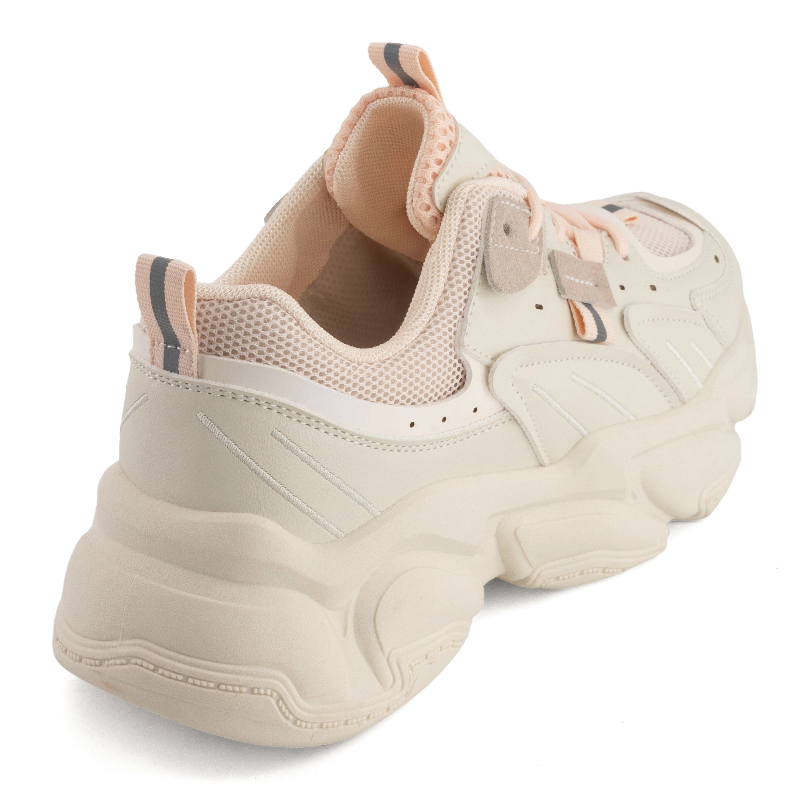 Andrea Womens Chunky Fashion Sneakers With Platform Sole
