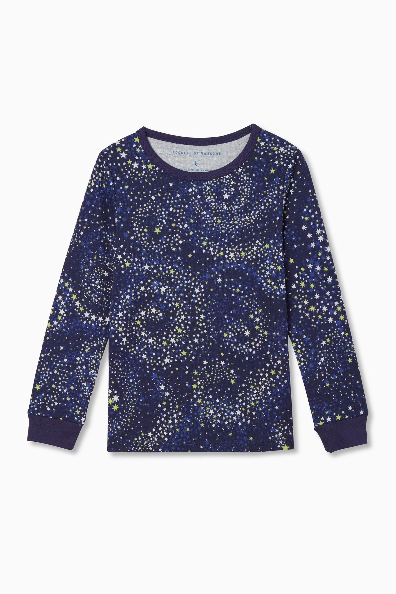Rockets of Awesome Night Sky Fitted PJ Set for Unisex