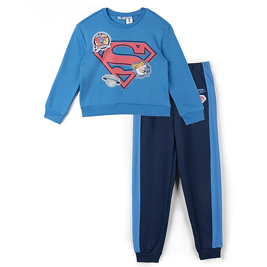 DC Comics Justice League Superman Boys' 2-Piece Fleece Sweatshirt and Pants Set