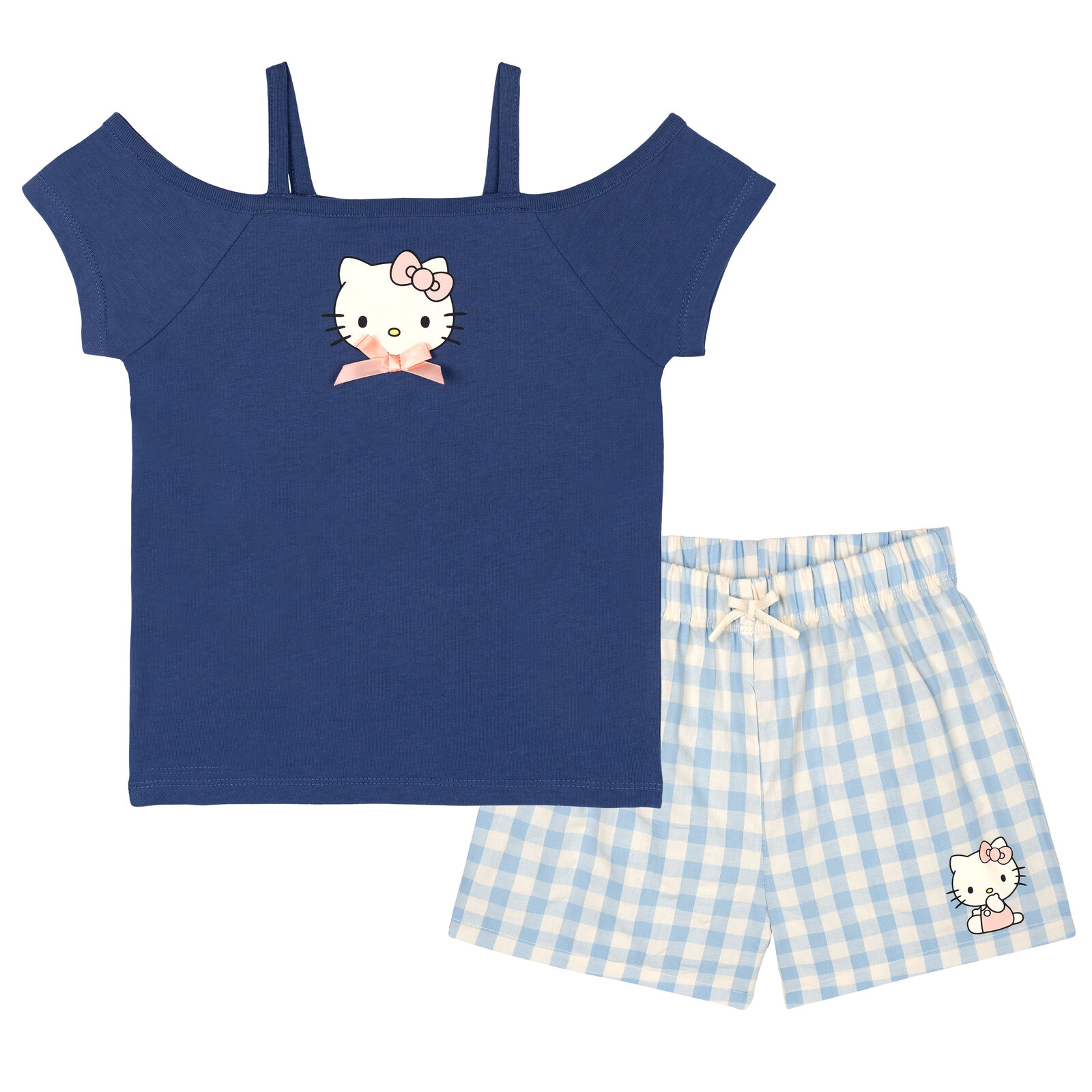 Hello Kitty Girls' 2-Piece T-Shirt and Shorts Set