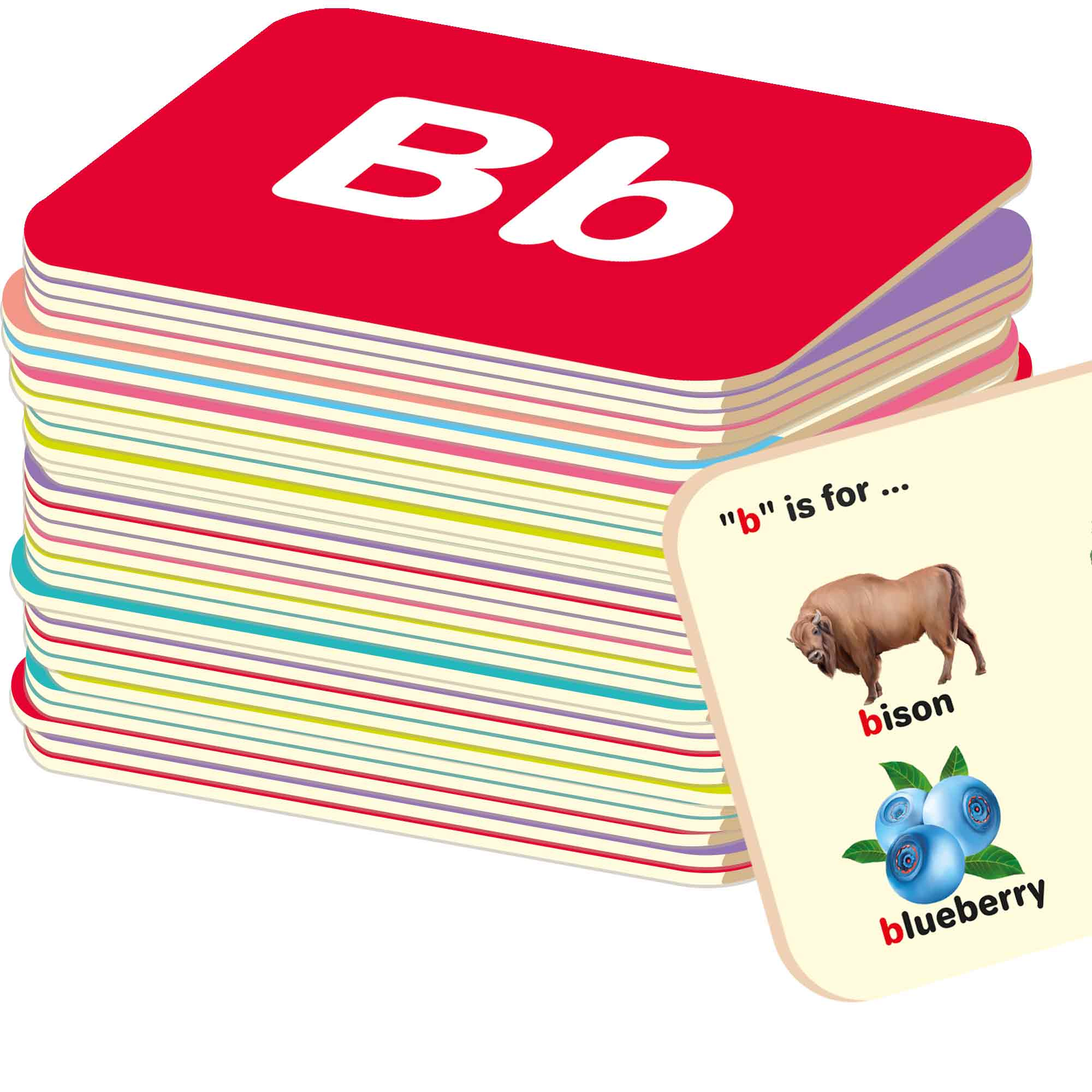 QUOKKA ABC Learning Flash Cards for Toddlers Ages 2–4 – Alphabet, First Words & Early Reading Set
